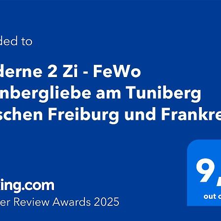 Moderne 2 Zi - Fewo Weinbergliebe Am Tuniberg Zwischen Freiburg Und Frankreich Merdingen Eksteriør billede